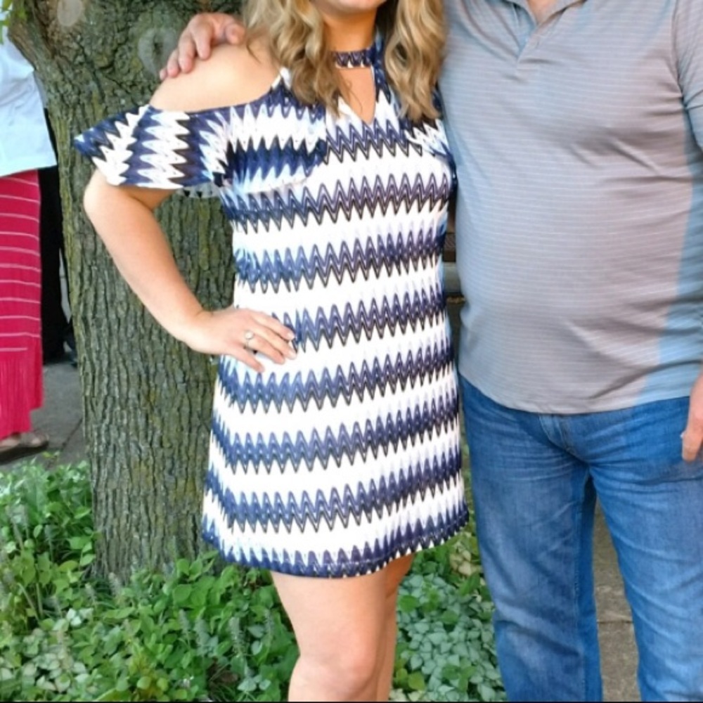 Blue dress